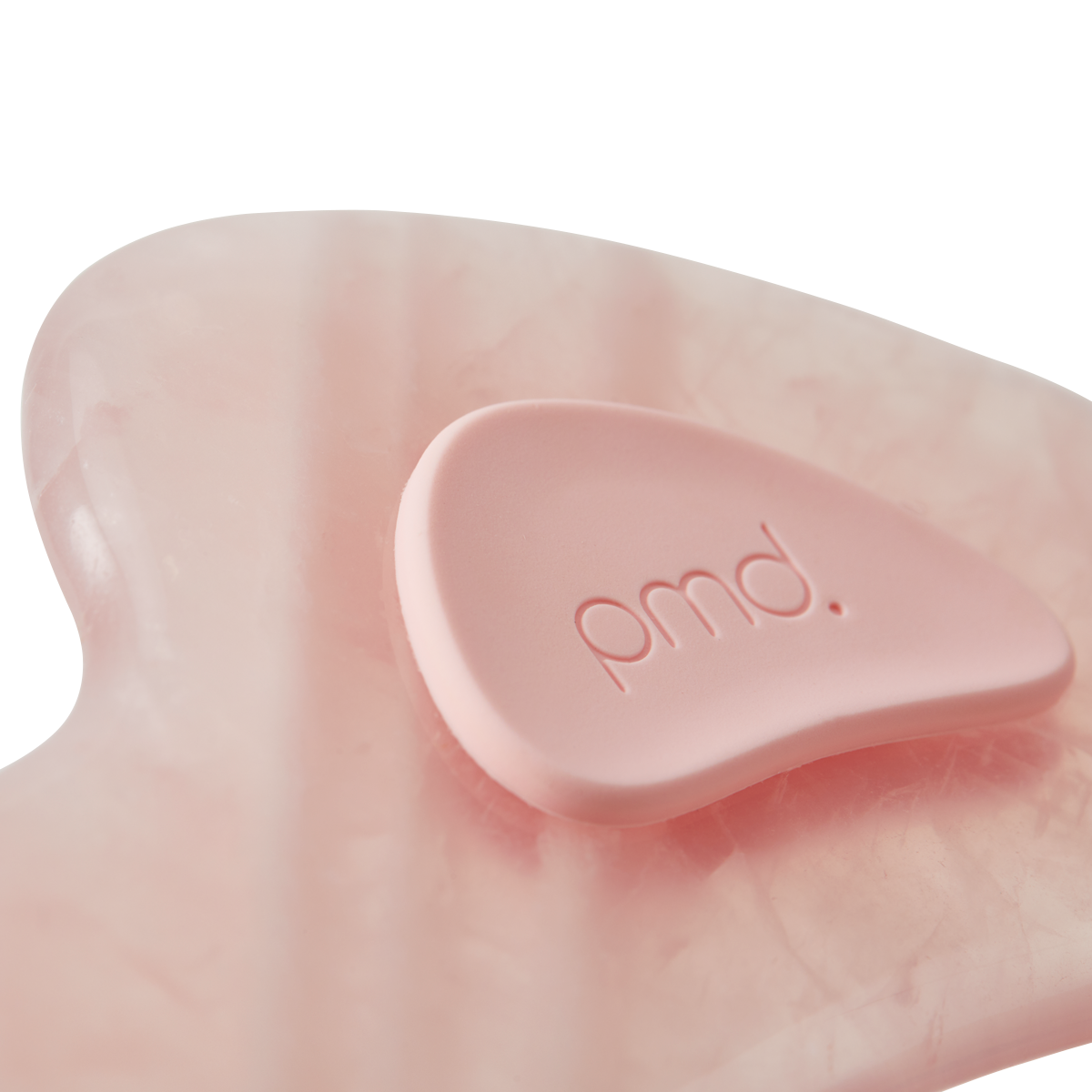 closeup of silicone grip on gua sha