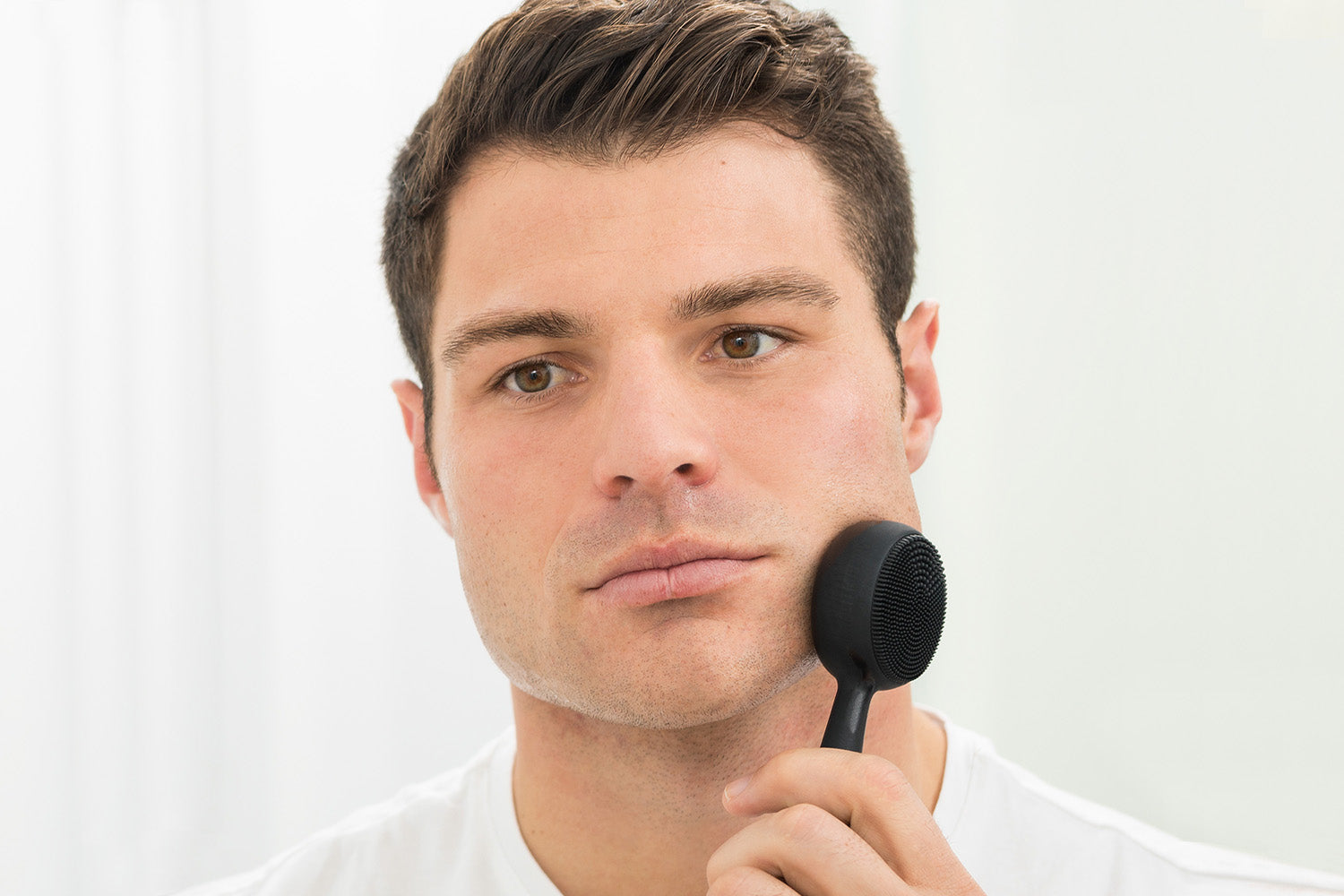 man using PMD Clean Pro OB