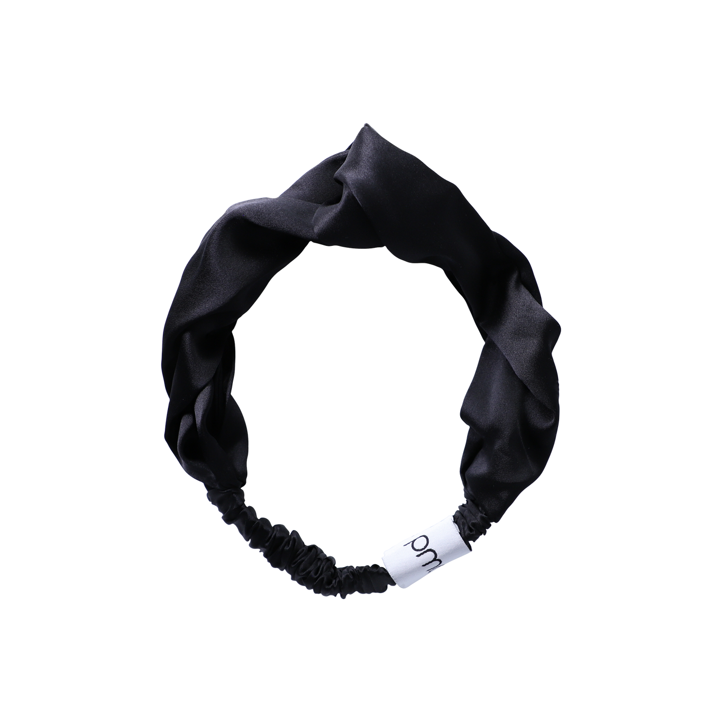5008-HBBLACK?silversilk headband in black