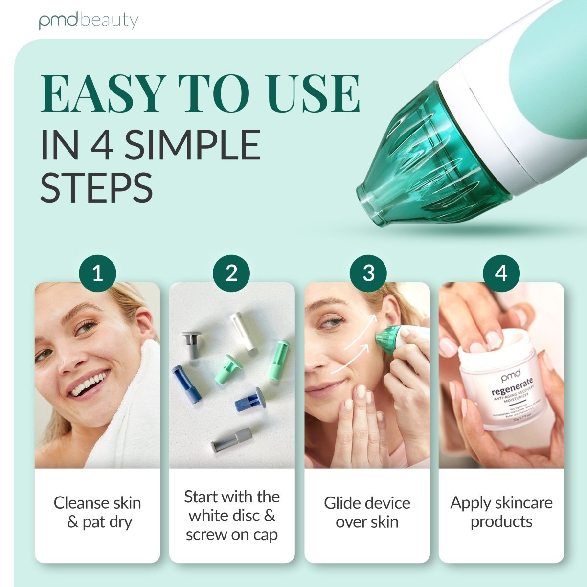 パーソナル・マイクロダーマ(PMD) 家庭用角質除去 Personal Microderm Classic: Microdermabrasion Tool at Home | PMD