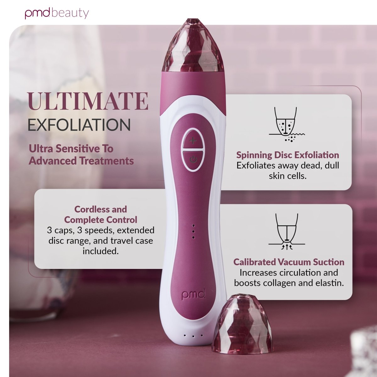 Personal Microderm Elite Pro - Personal Microdermabrasion Device