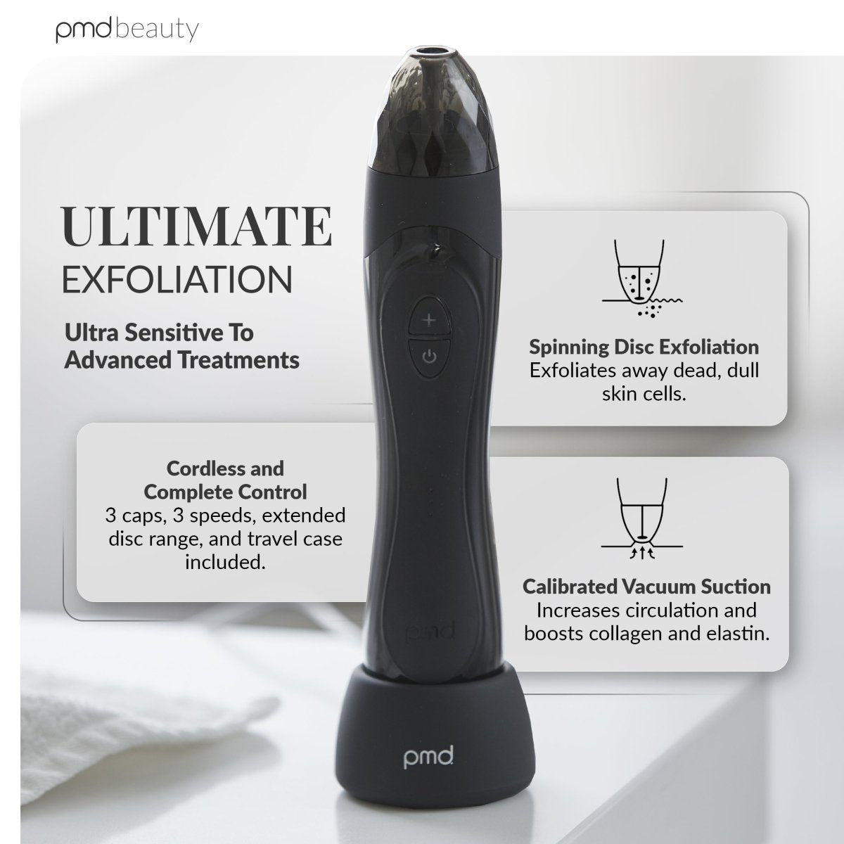 Elite Pro Black Microdermabrasion - Professional Results | PMD Beauty Elite Pro Black Microdermabrasion - Professional Results | PMD Beauty