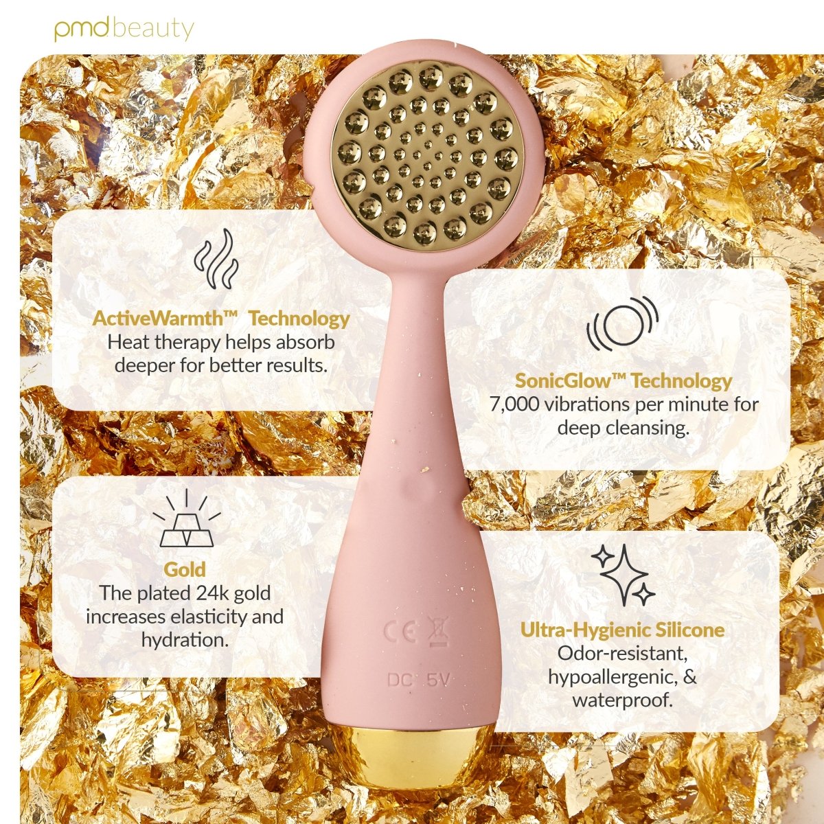 24K Gold Skin Care - PMD Clean Pro Gold | PMD Beauty 24K Gold Skin Care - PMD Clean Pro Gold | PMD Beauty
