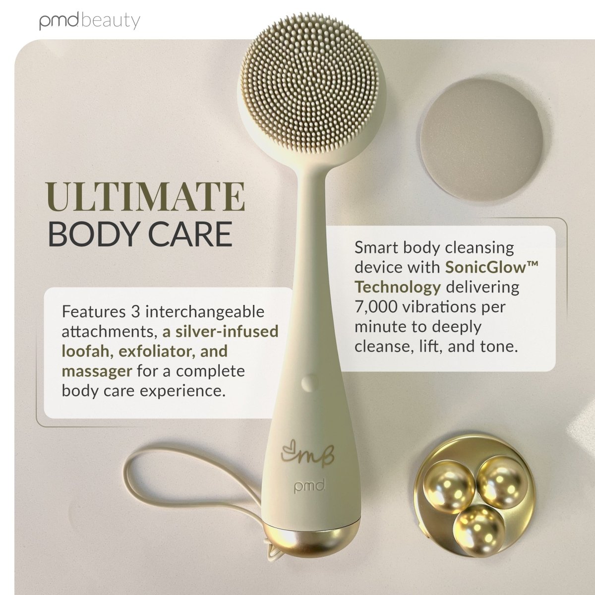 Clean Body MB | SonicGlow™ Body Cleansing Brush – PMD Beauty