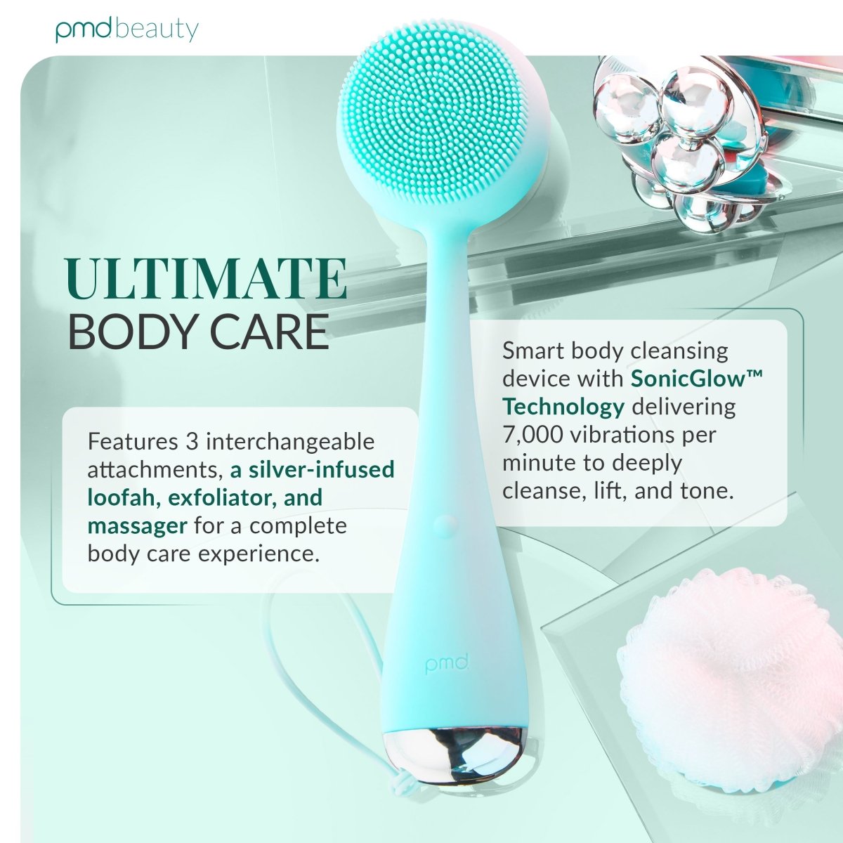 Body Cleansing Brush - Ultimate Exfoliator Tool | PMD Beauty