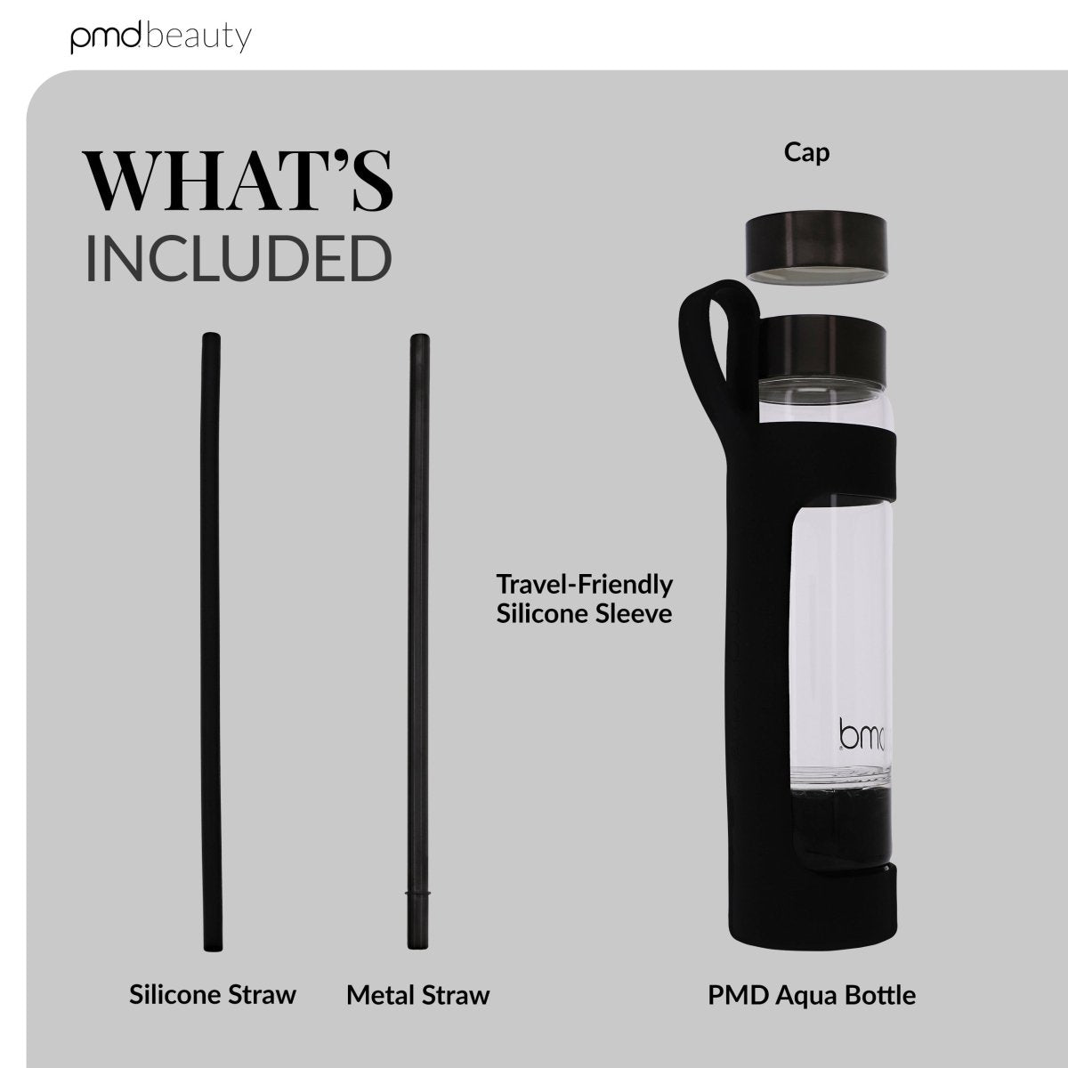 PMD Aqua Water Bottle with Accessories