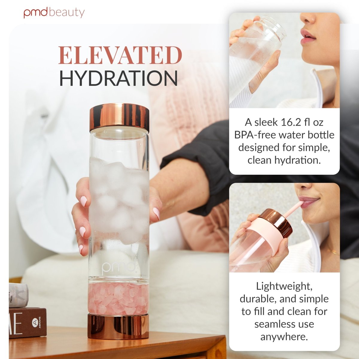 PMD Aqua Water Bottle with Accessories