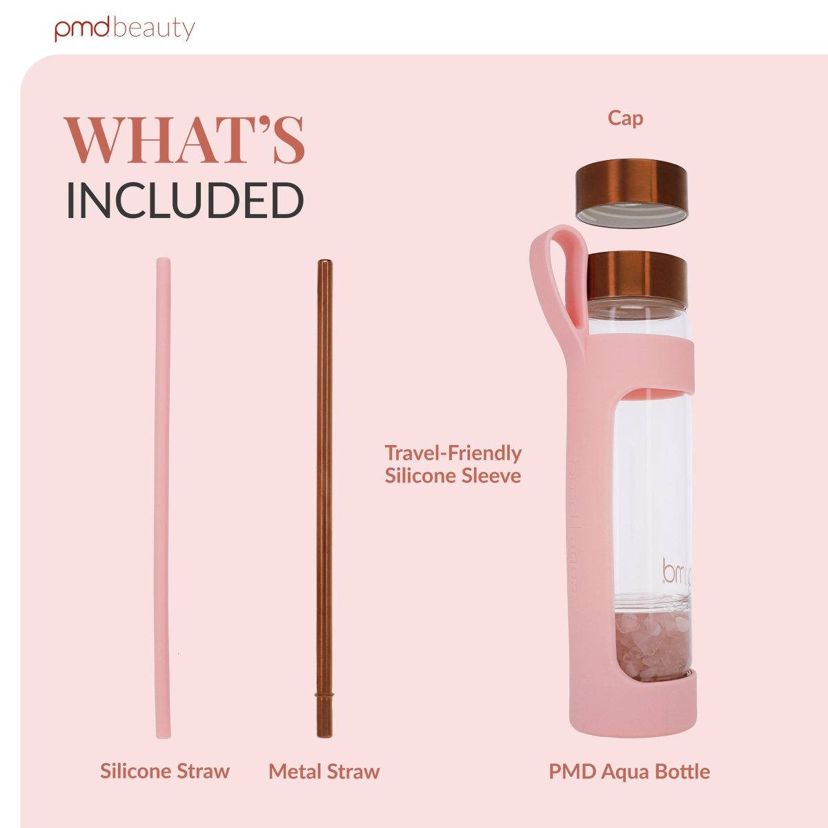 PMD Aqua Water Bottle with Accessories