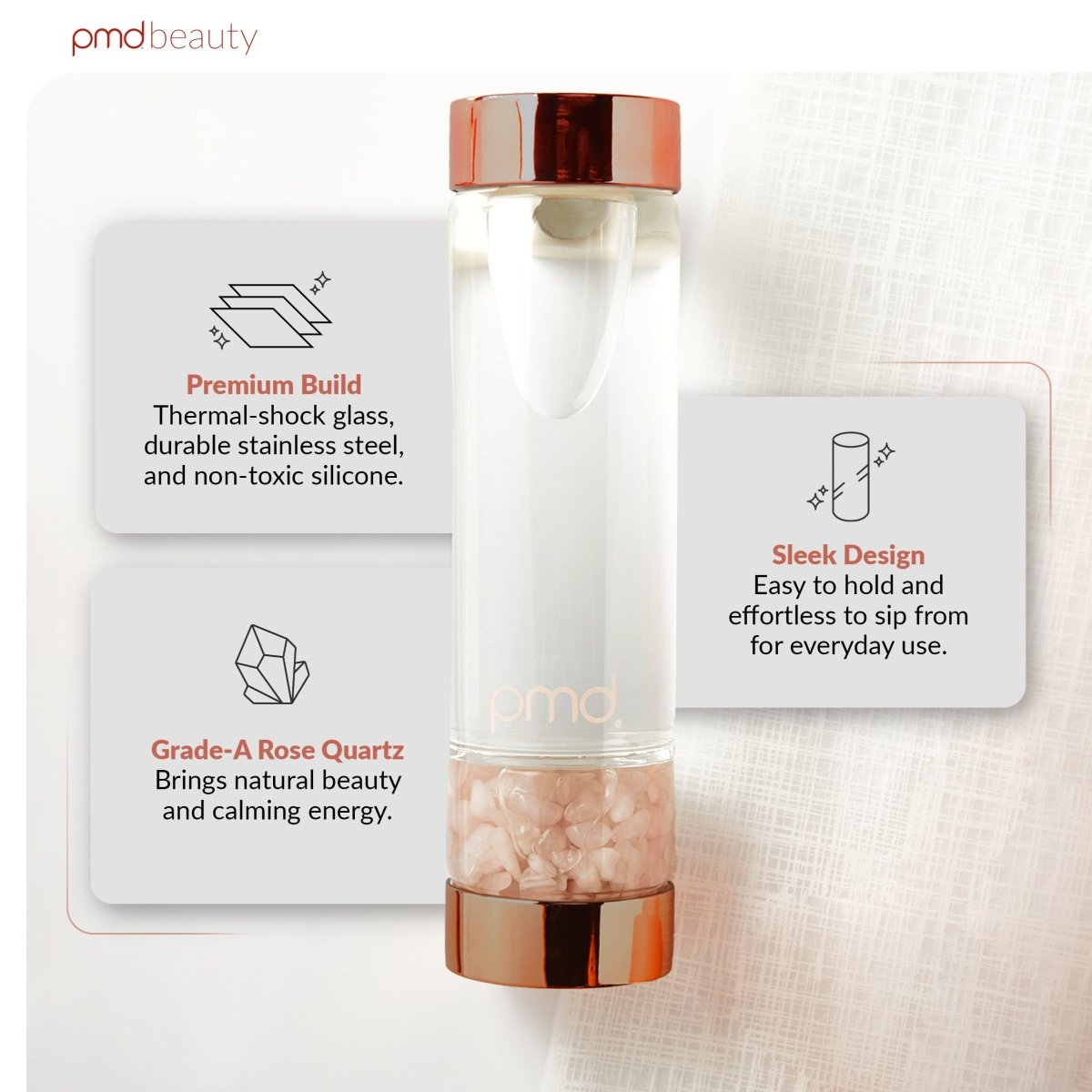 PMD Beauty Aqua Water Bottle - Thumbnail 3