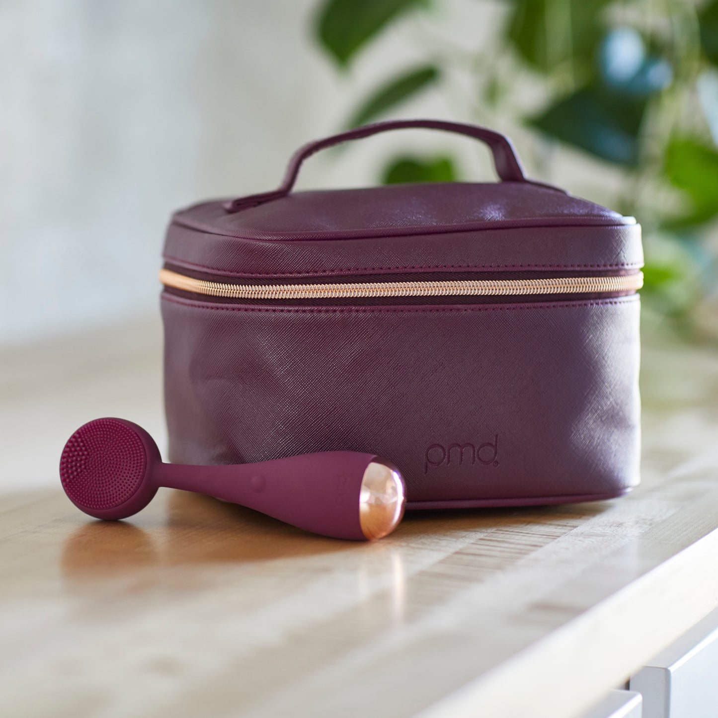 5009?Waldorf bag on counter with PMD Clean in Berry