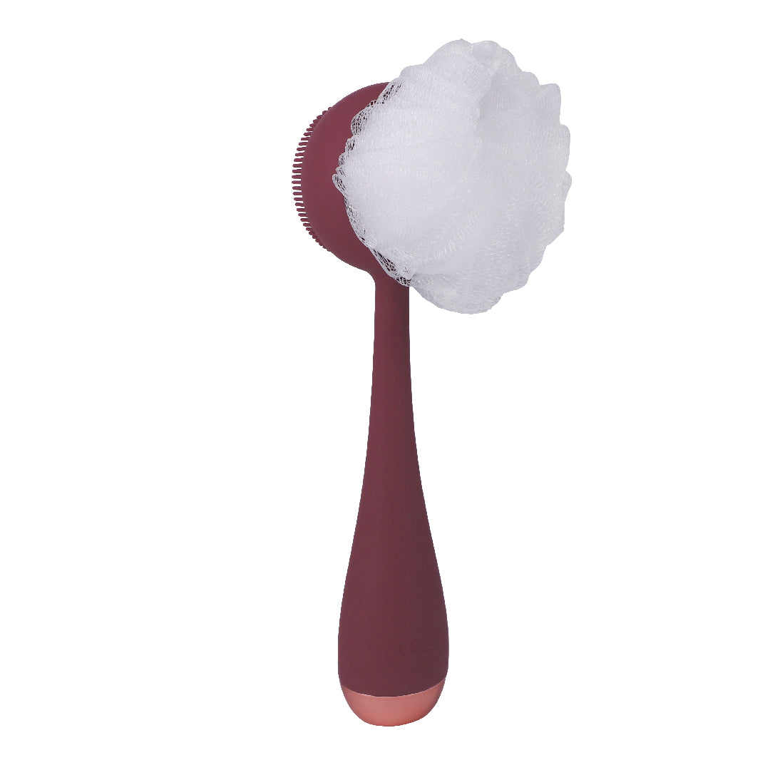 AT-4003-LBerry?Berry PMD Clean Body with loofah attachment on