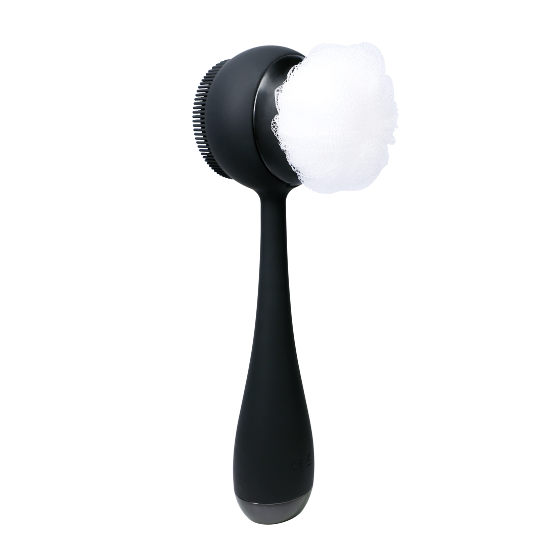 AT-4003-LBlack?Black PMD Clean Body with loofah attachment on