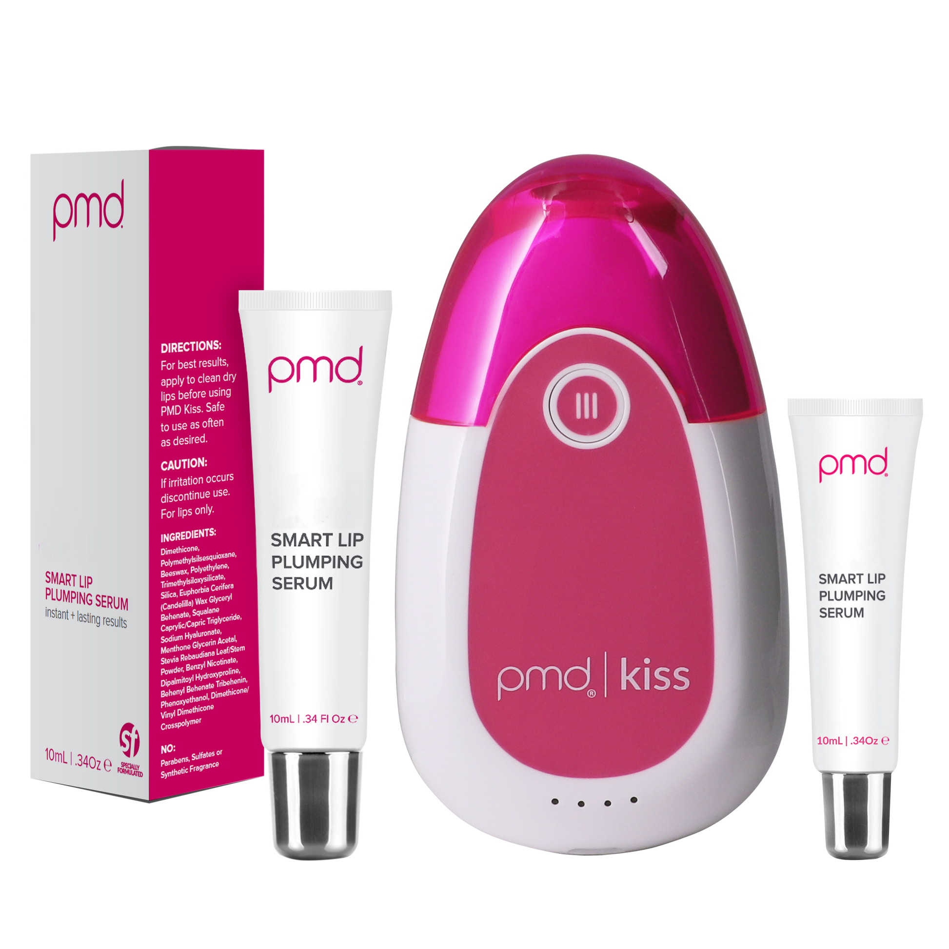 BNDL_plumped_pink?PMD Kiss System in Pink & Smart Lip Plumping Serum