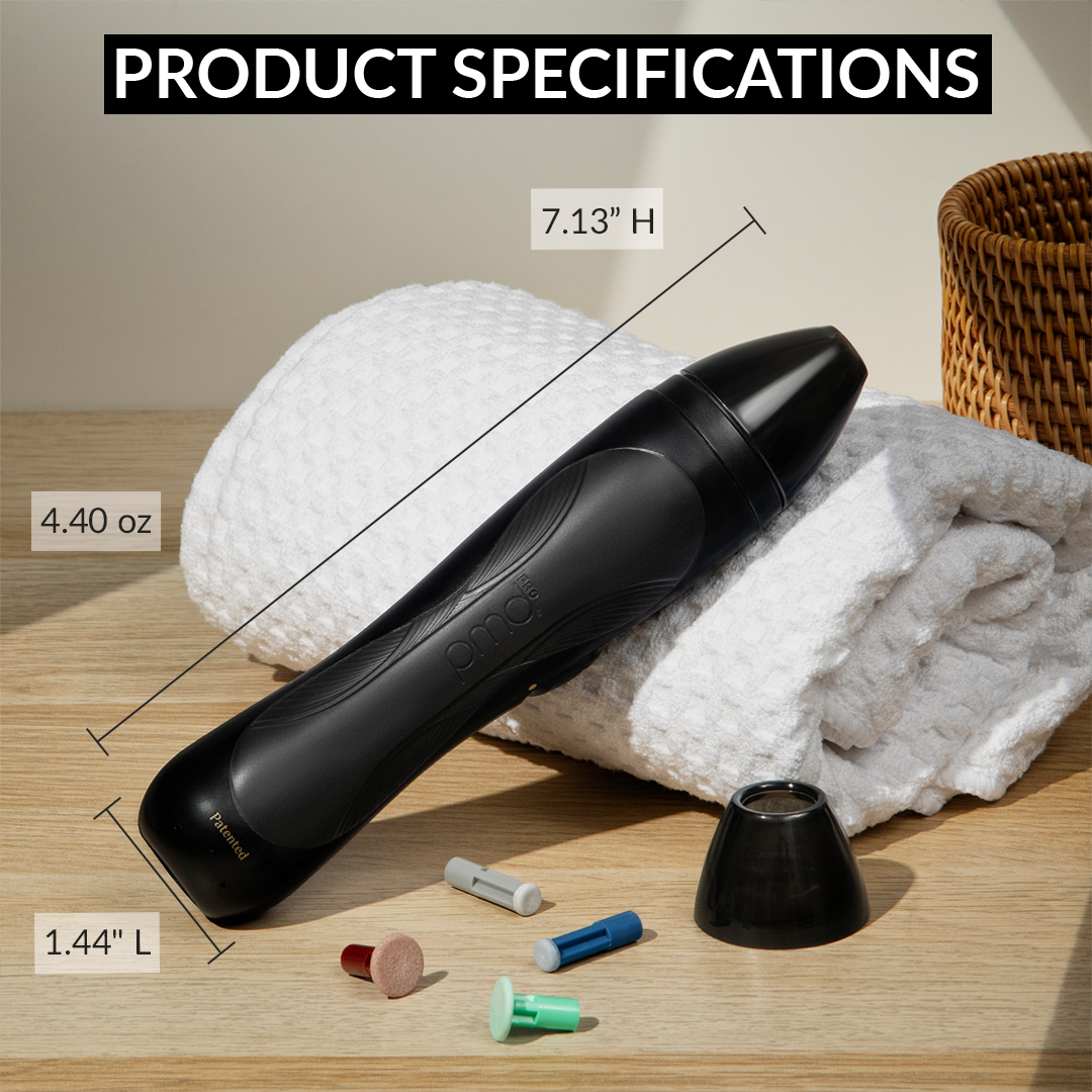 1001-BLACKPRO? Product Specifications for the Personal Microderm Pro Black