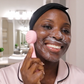 4001-Berry?blush PMD Clean being used to wash face
