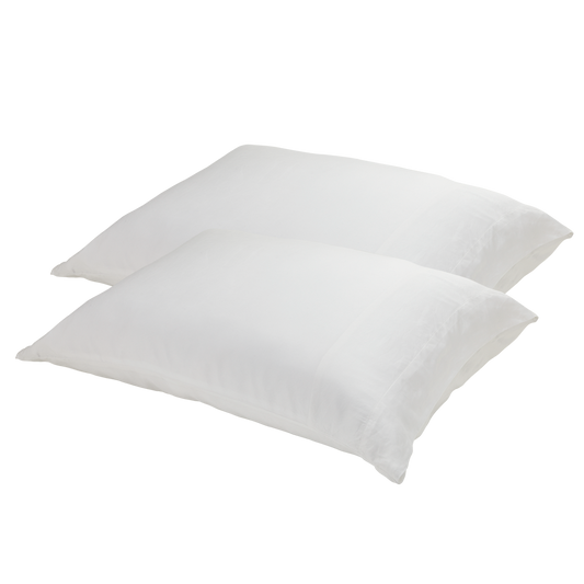449269?2 silversilk pillowcases in white
